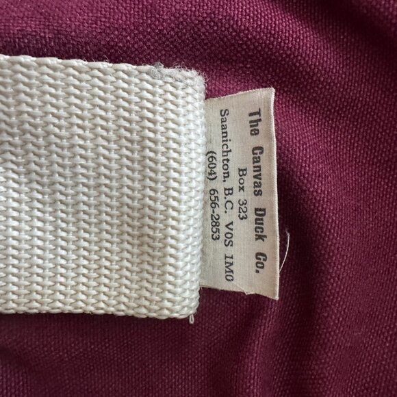 vintage 'the canvas duck' company sports duffel bag cowichan thunderettes * - Picture 6 of 14